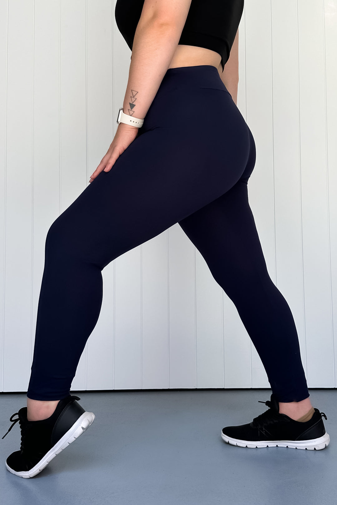 Navy - Casual - Full Length Leggings