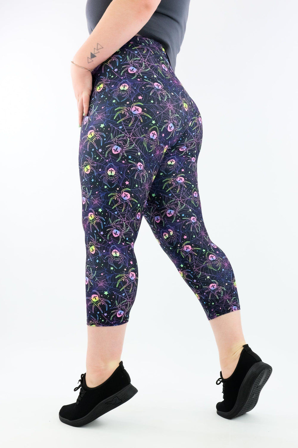Cute but Deadly - Casual - Capri Leggings Casual Capri Leggings Pawlie