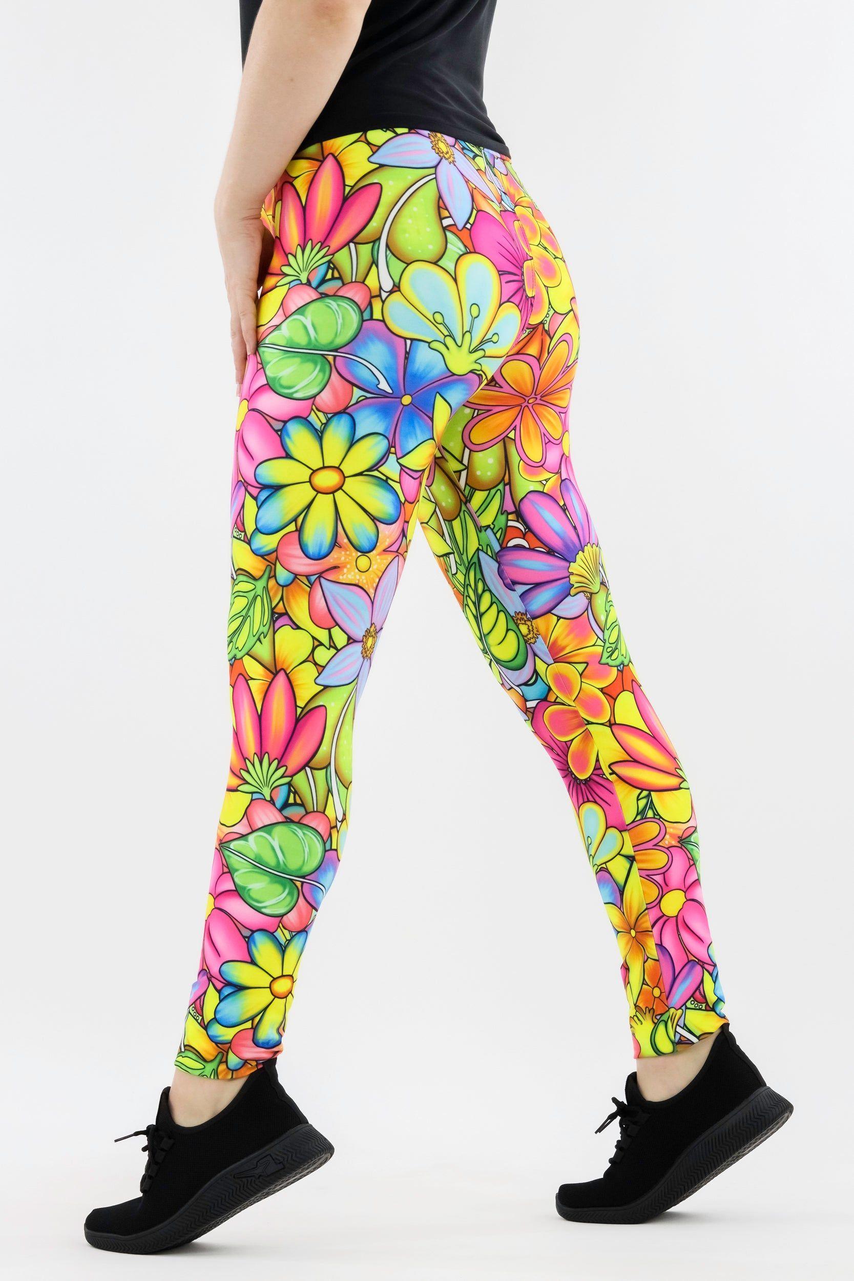 Tutti Frutti Flower Casual Full Leggings Pawlie