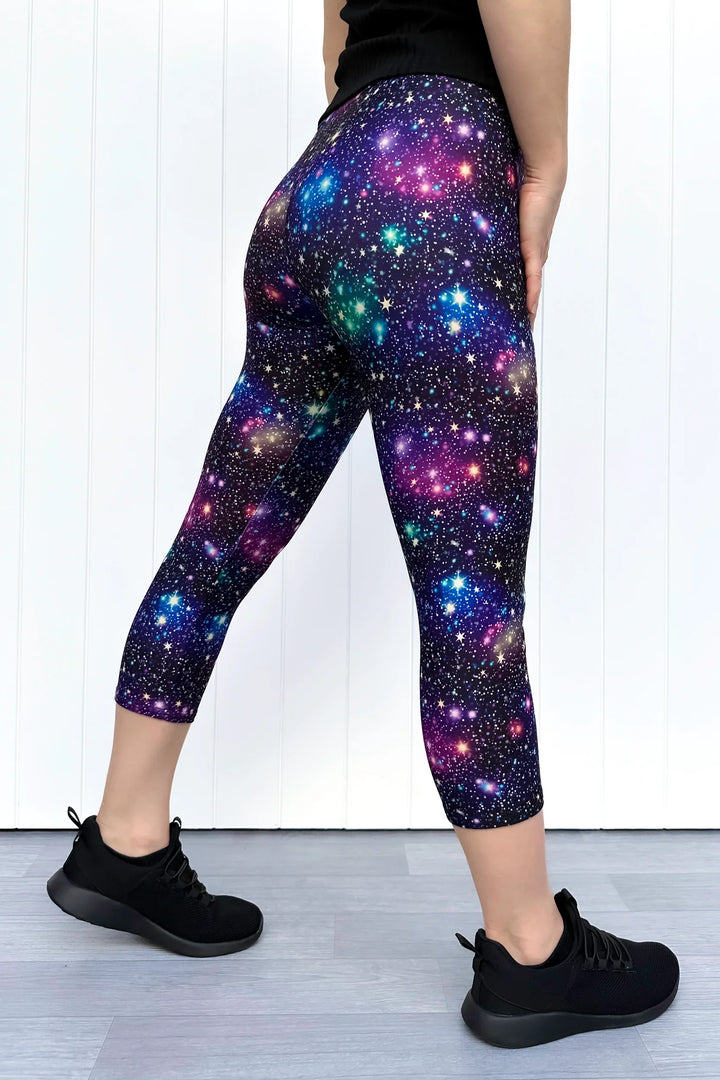Galaxies Far Away - Casual - Capri Leggings