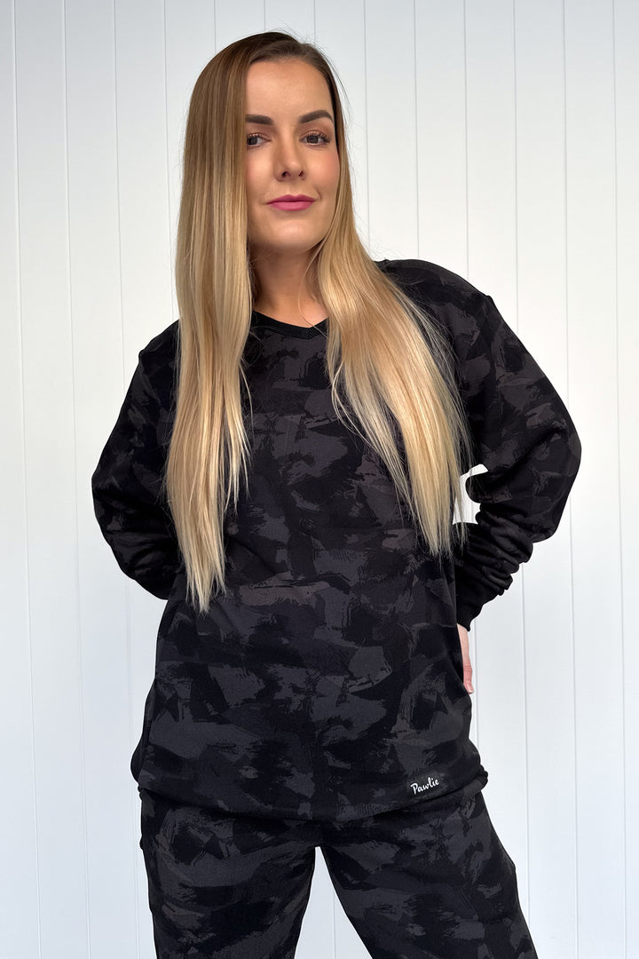 Darkling - Fleece Jumper - V-neck (Imperfect)
