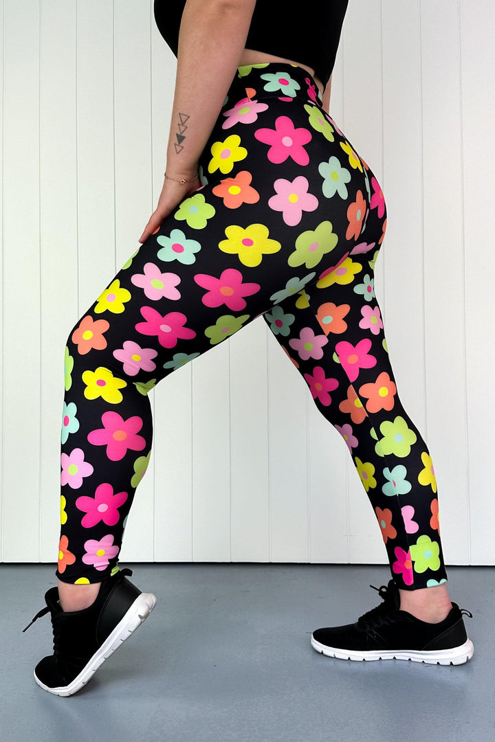 Colourpop Flowers - Casual - Full Leggings