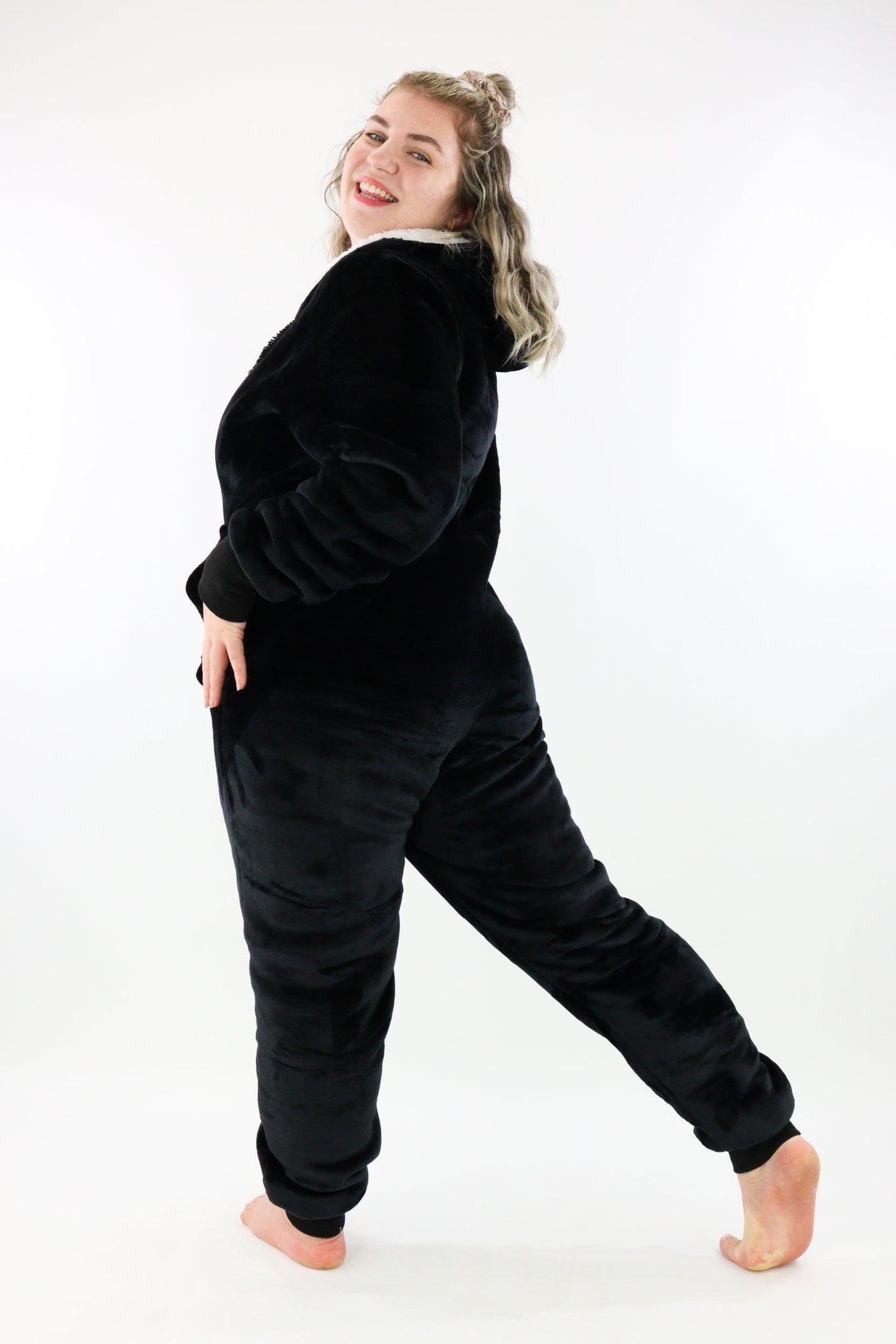 Black - Sherpa Onesie