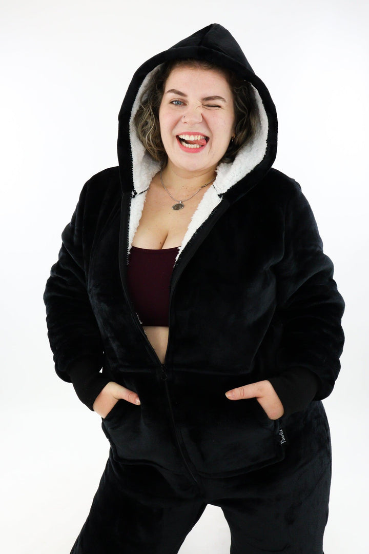 Black - Sherpa Onesie