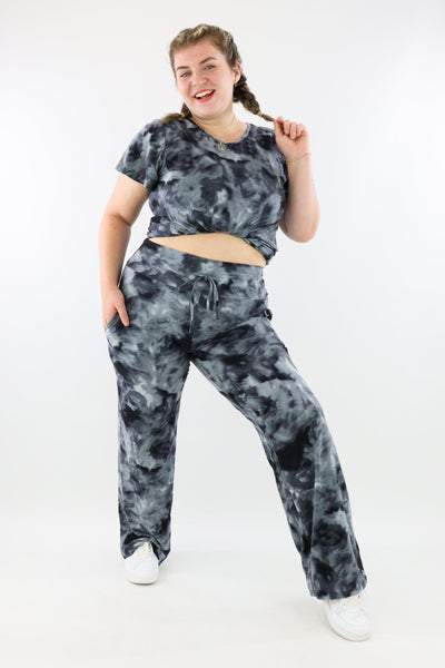 Stormy Tie Dye - Lounge Pants - Pockets