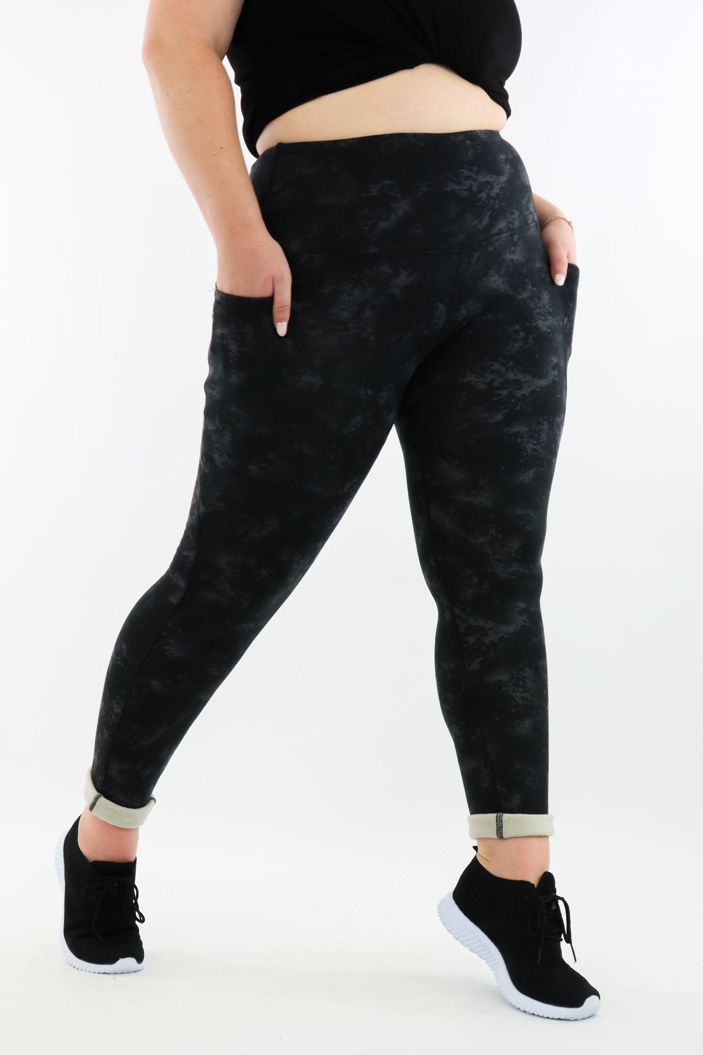 Inky - Fleece - Leg Pockets - Full Leggings