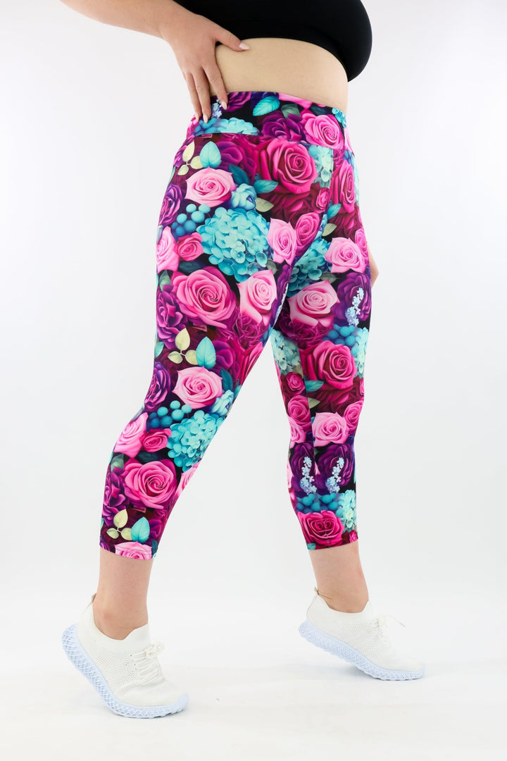 Premium Rose - Casual - Capri Leggings