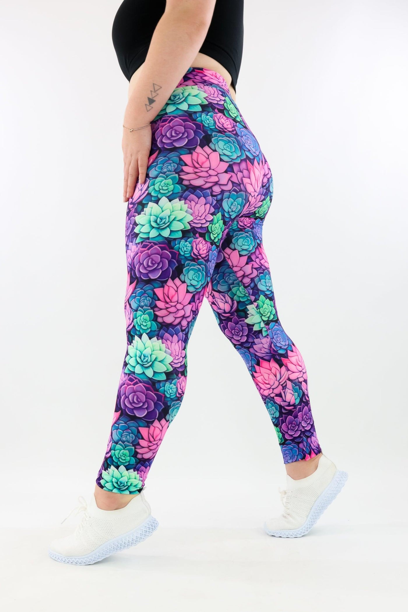 Succulents - Casual - Long Full Leggings