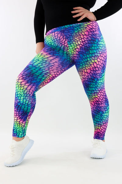 Rainbow Dragon - Casual - Long Full Leggings