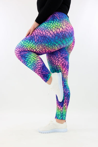 Rainbow Dragon - Casual - Long Full Leggings