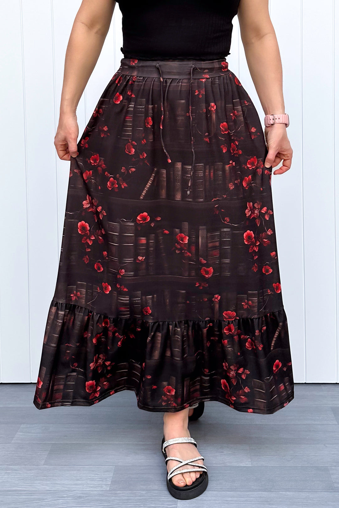 Selene Maxi Skirt - Book Witch - Pockets