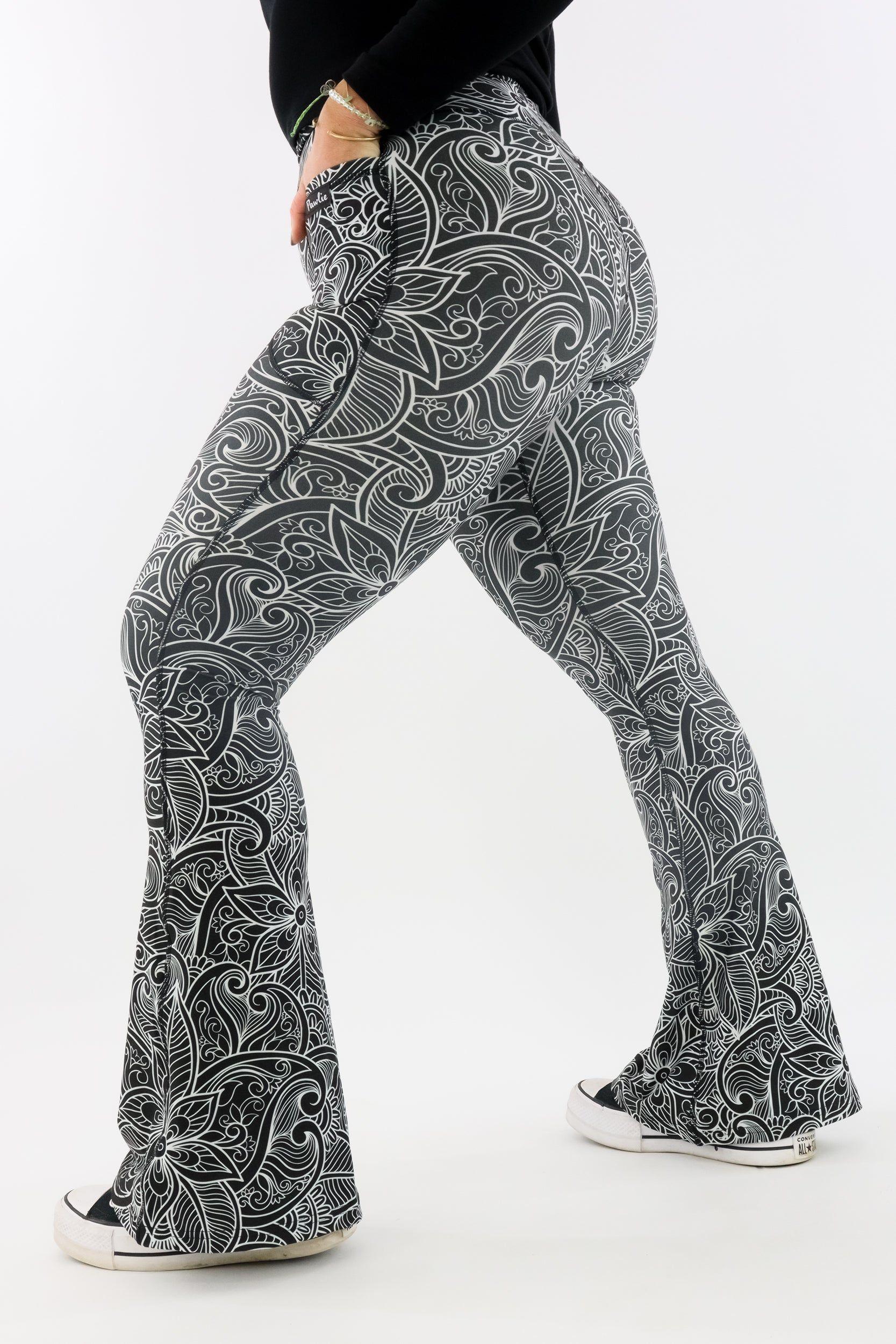 Paisley flare clearance leggings