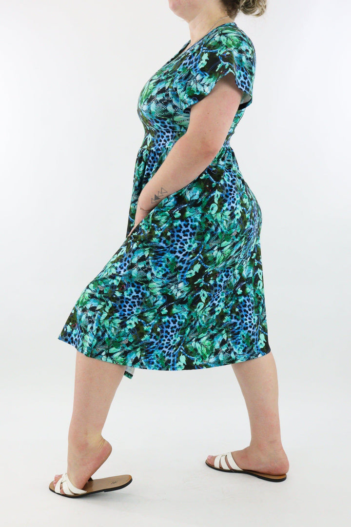 Chimerical - A-Line Dress - Midi Length - Side Pockets - Pawlie