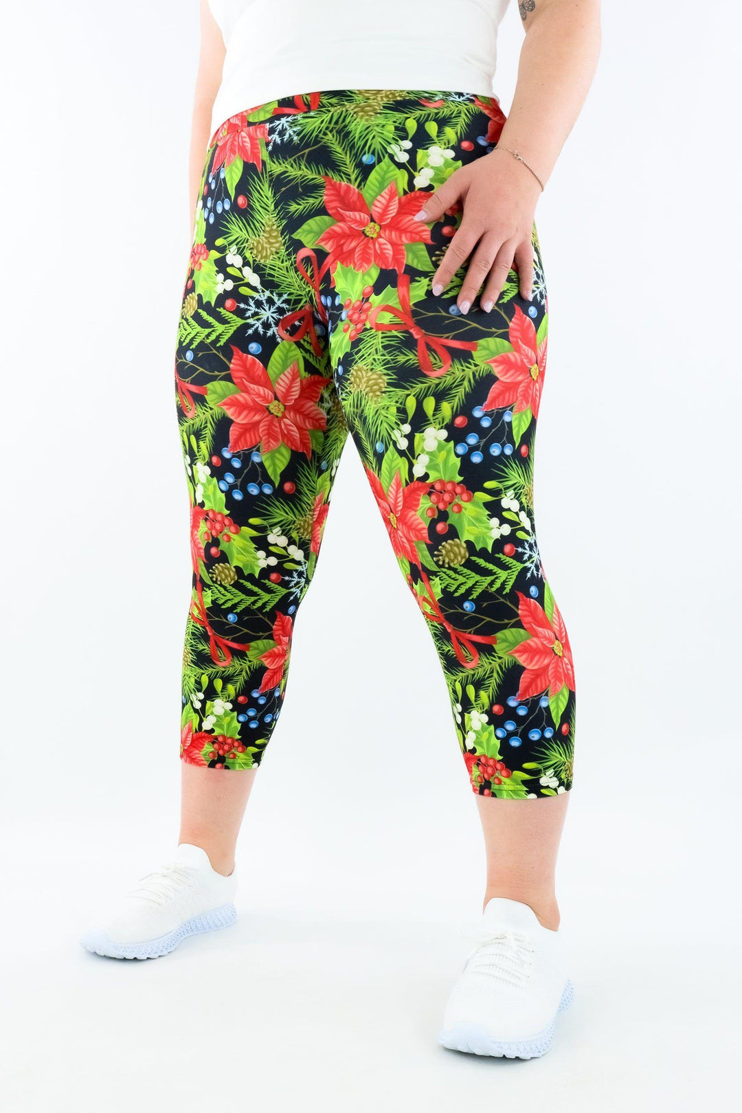 Wonderful Christmas - Casual - Capri Leggings Casual Capri Leggings Pawlie   