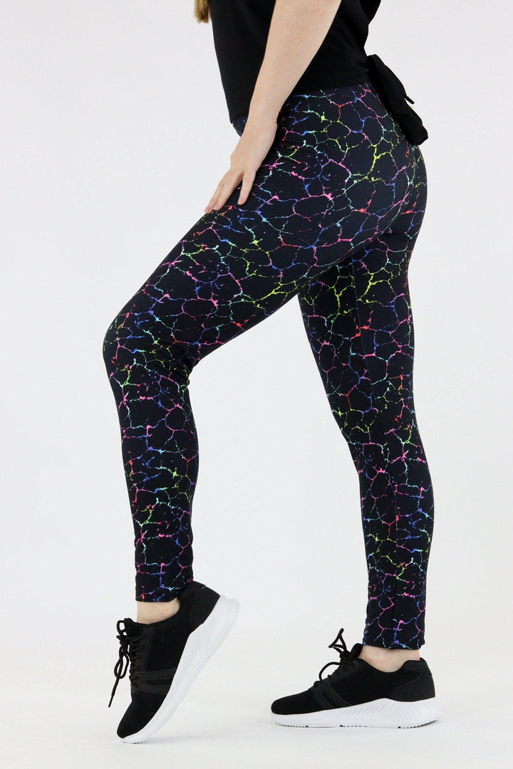 Rainbow Marble - Casual - Full Leggings