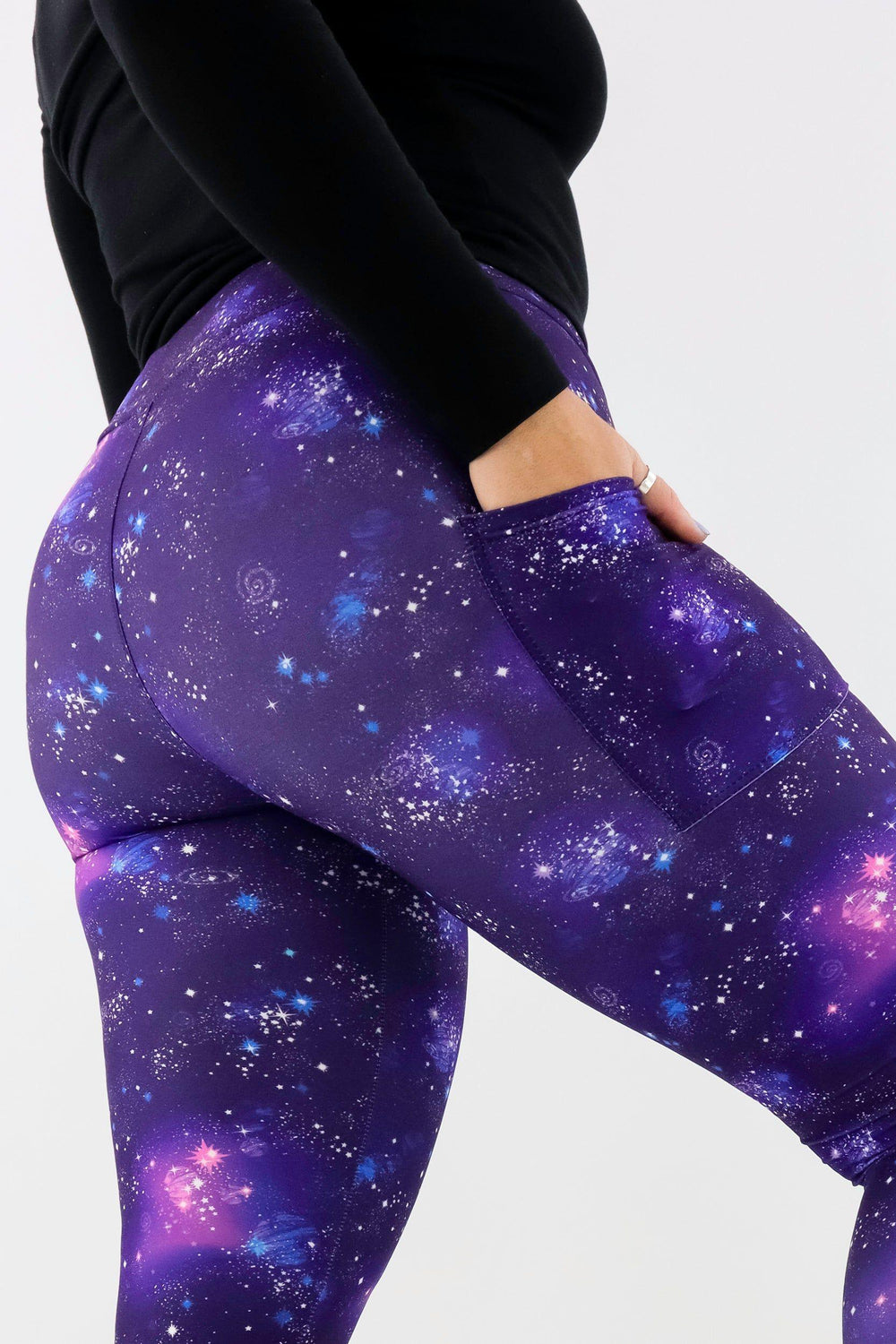 Galaxy - Casual - Regular Full Leggings - Pockets Casual Full Leggings - Pockets Pawlie   