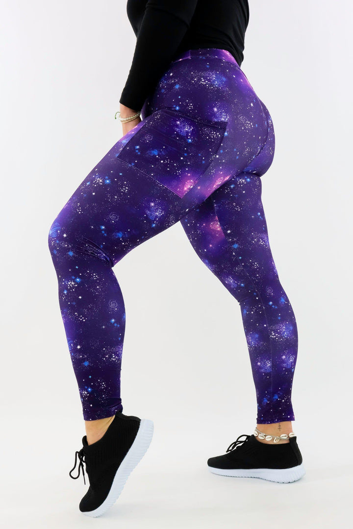 Galaxy - Casual - Regular Full Leggings - Pockets Casual Full Leggings - Pockets Pawlie   