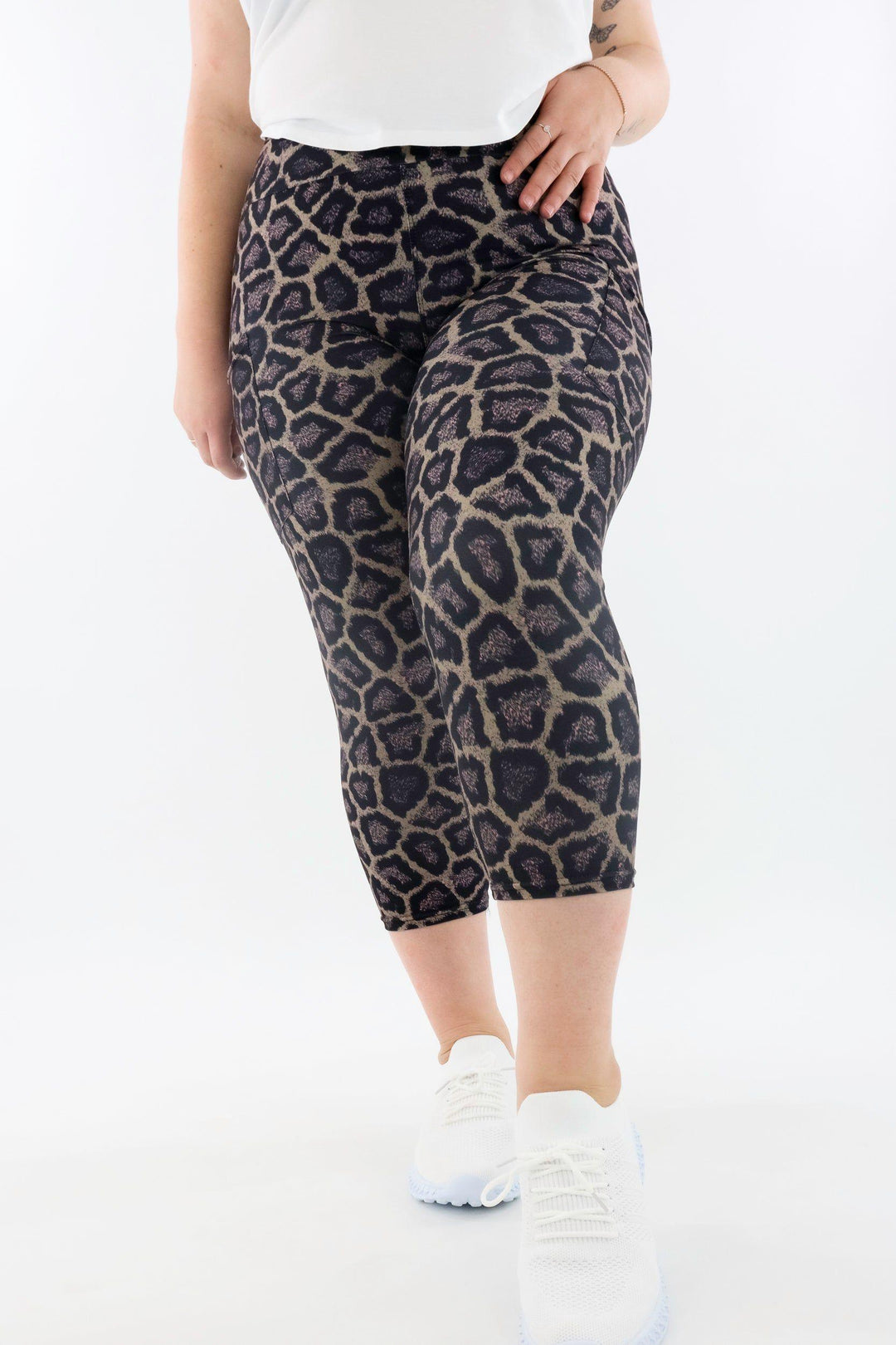 Pink Panther - Casual - Capri Leggings - Pockets Casual Capri Leggings - Pockets Pawlie   