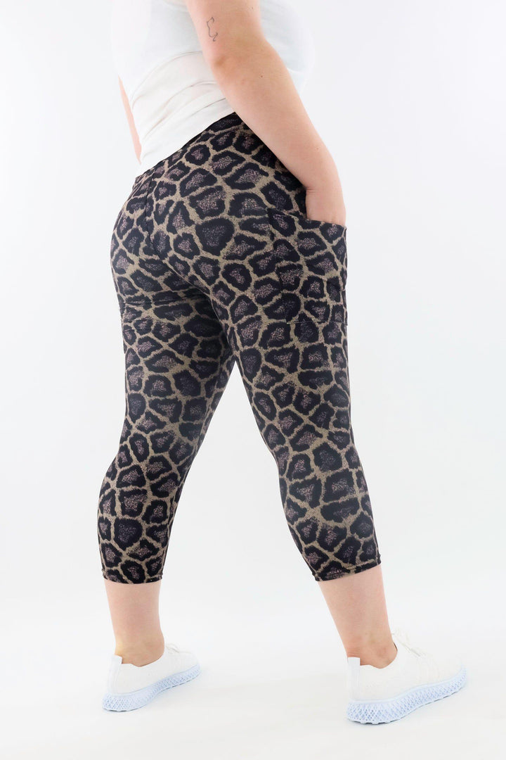 Pink Panther - Casual - Capri Leggings - Pockets Casual Capri Leggings - Pockets Pawlie   