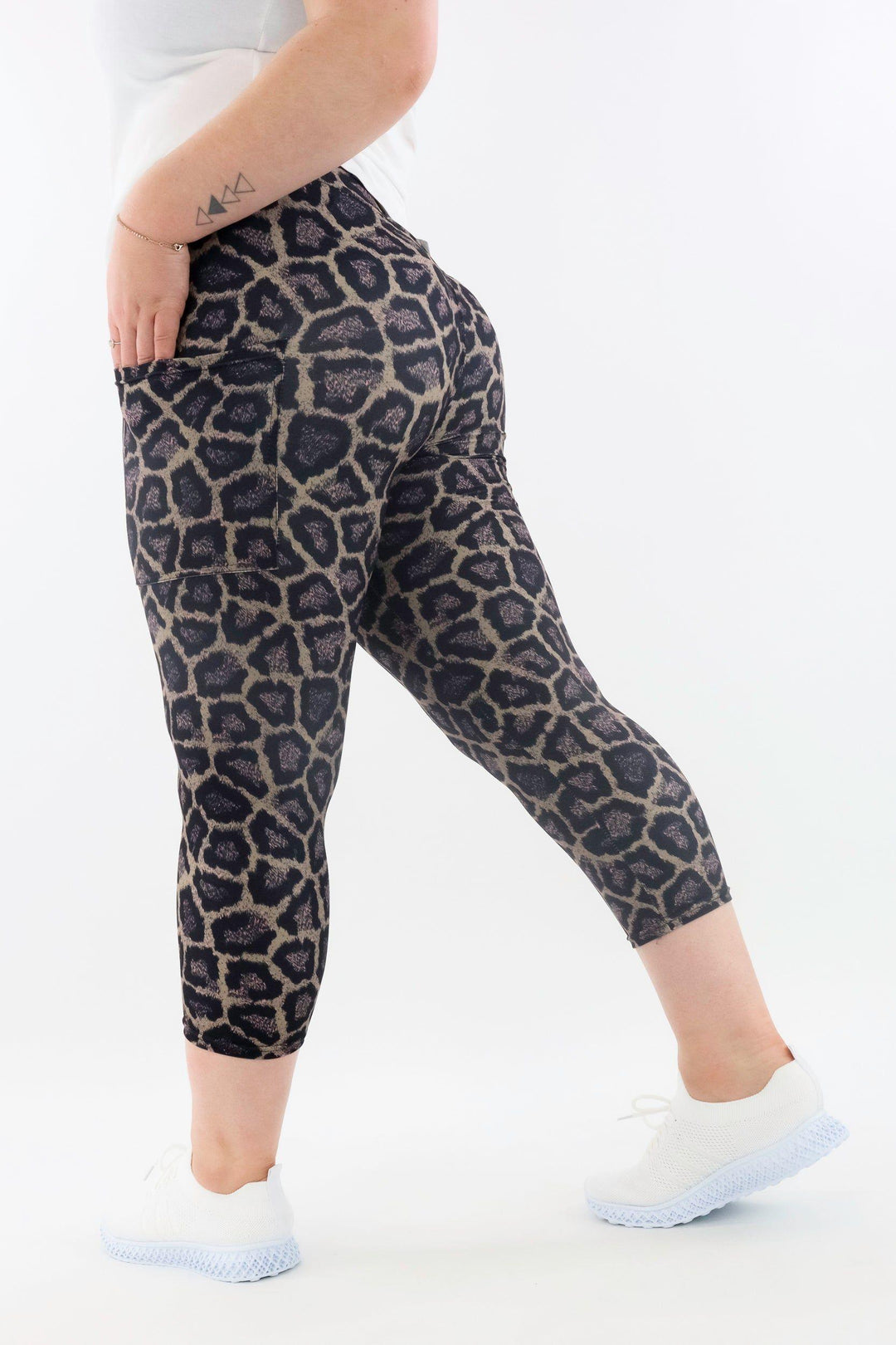 Pink Panther - Casual - Capri Leggings - Pockets Casual Capri Leggings - Pockets Pawlie   