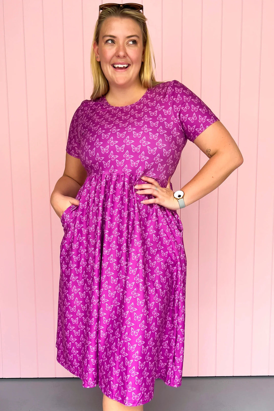 lularoe jessie dress fit NEW LulaRoe Light Blue Dainty Pink Yellow Floral JESSIE Dress XXS 2XS