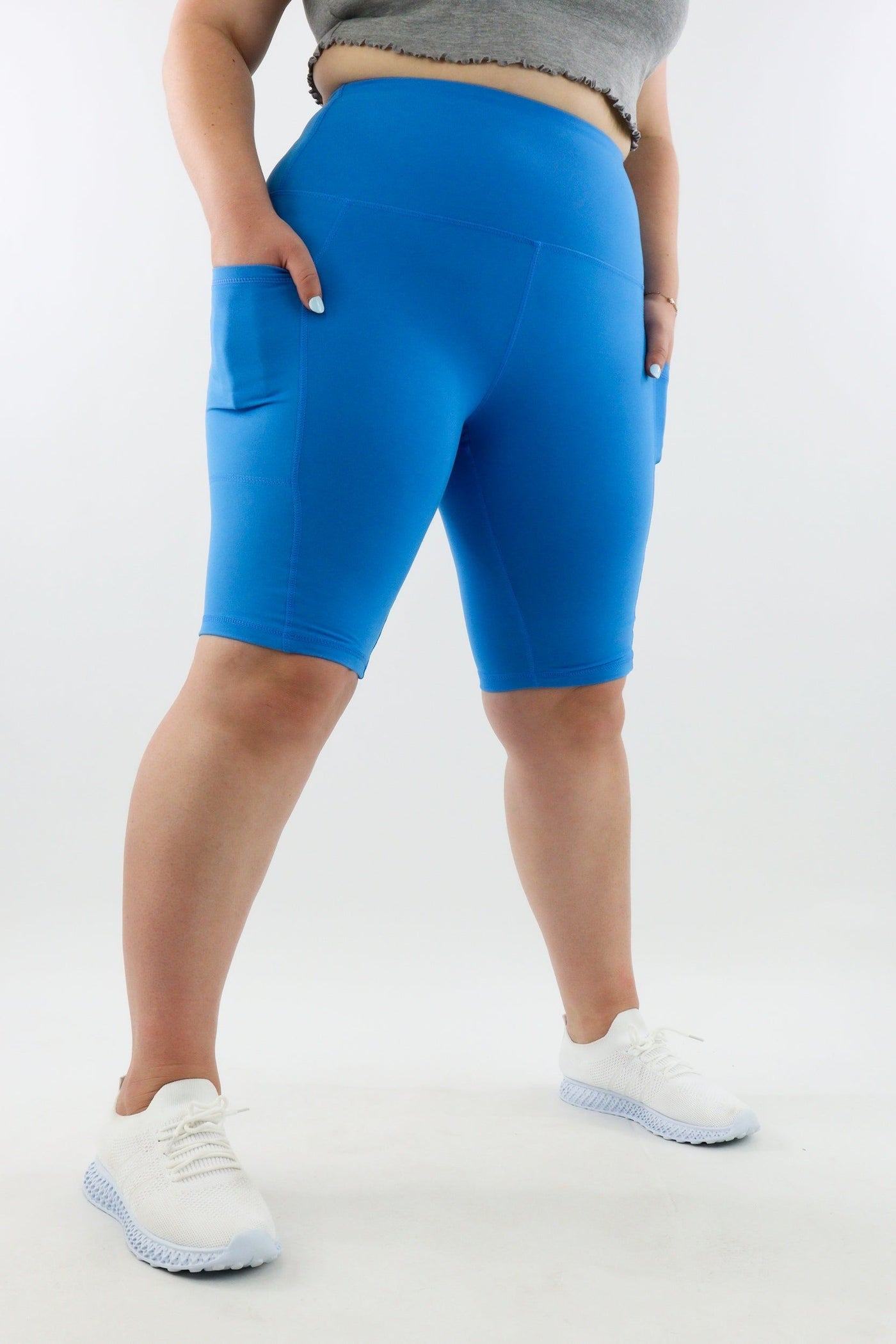 Bright Blue - Leg Pockets - Long Shorts - Hybrid 2.0 - Pawlie