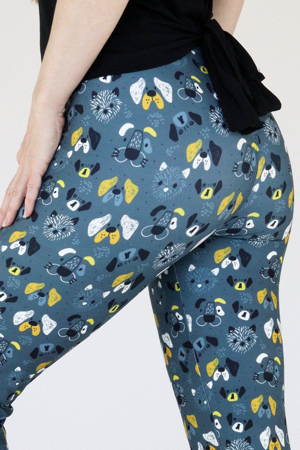 Doodle Dogs - Casual Capri Leggings Casual Capri Leggings Pawlie   