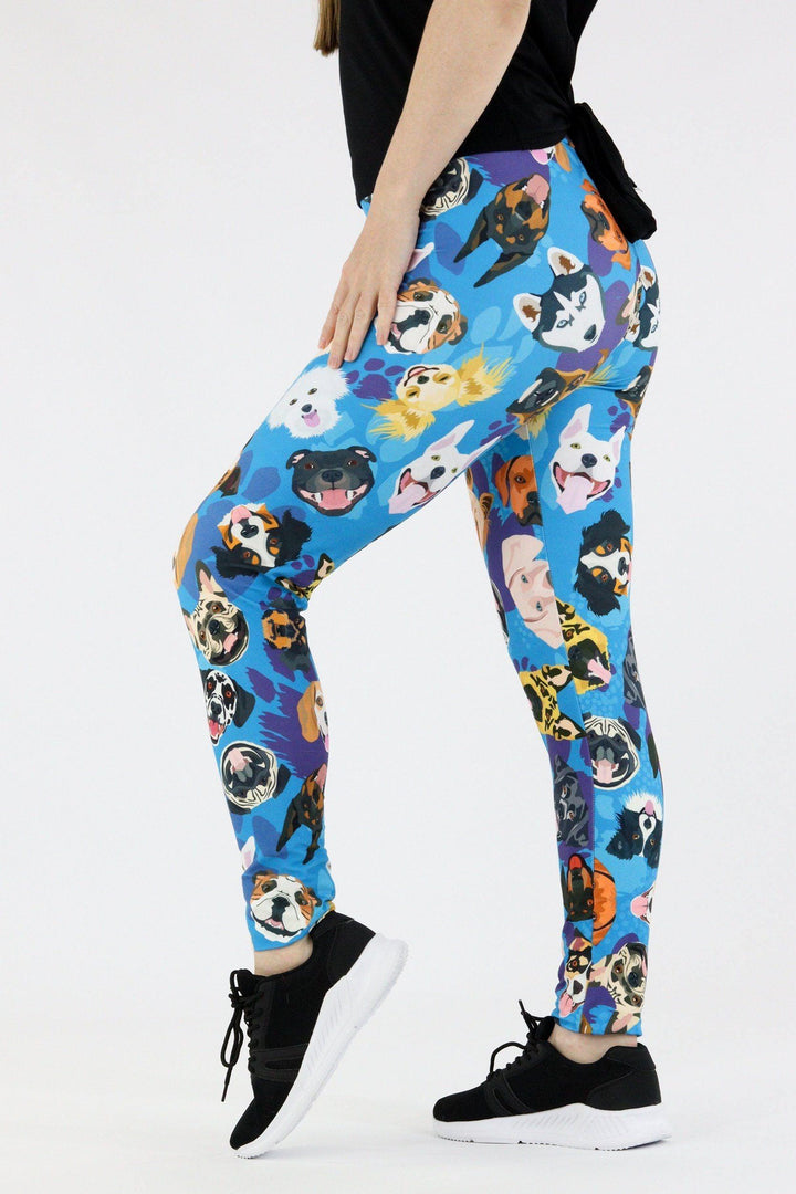 Doggo - Casual Leggings Casual Full Leggings Pawlie   