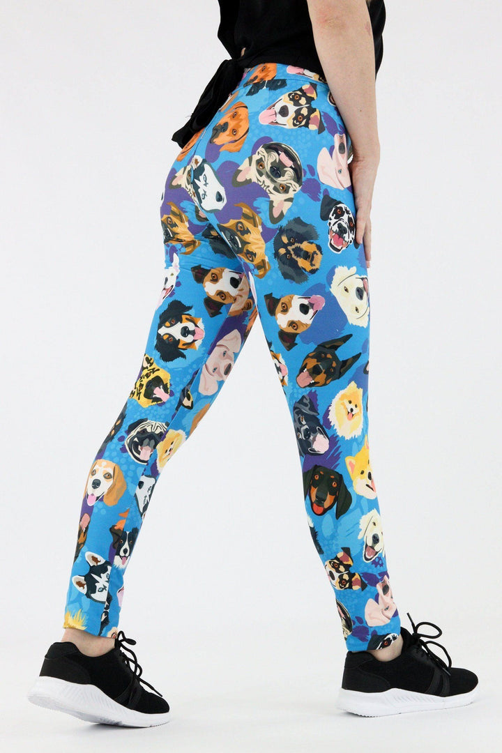 Doggo - Casual Leggings Casual Full Leggings Pawlie   