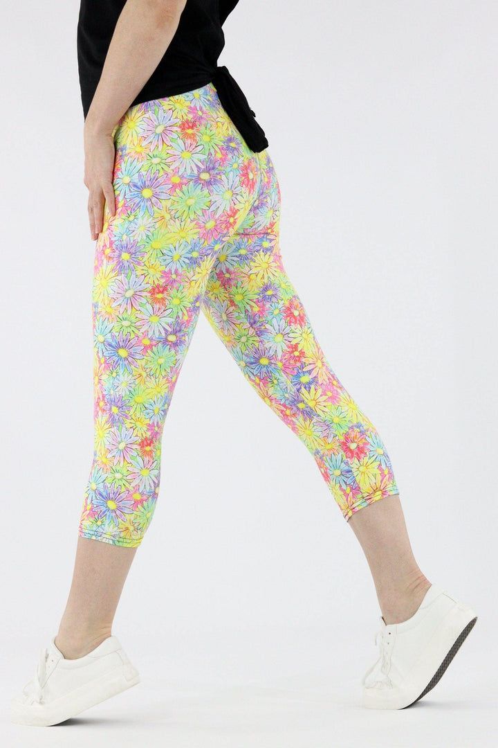 Daisy Spring - Casual Capri Leggings Casual Capri Leggings Pawlie   