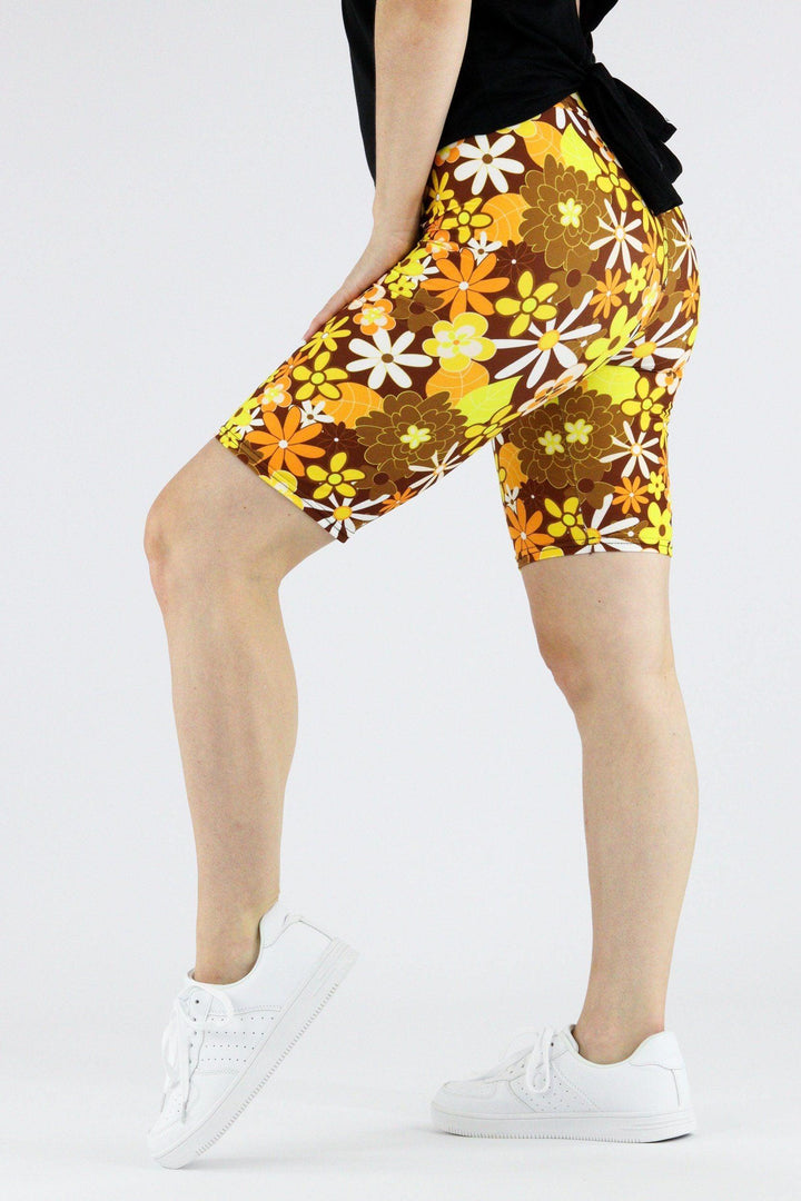 70s Flower - Casual Long Shorts Casual Shorts Pawlie   
