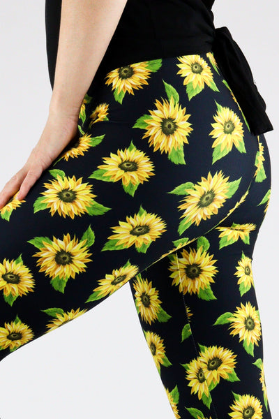 Sunflower - Casual Leggings Casual Full Leggings Pawlie   