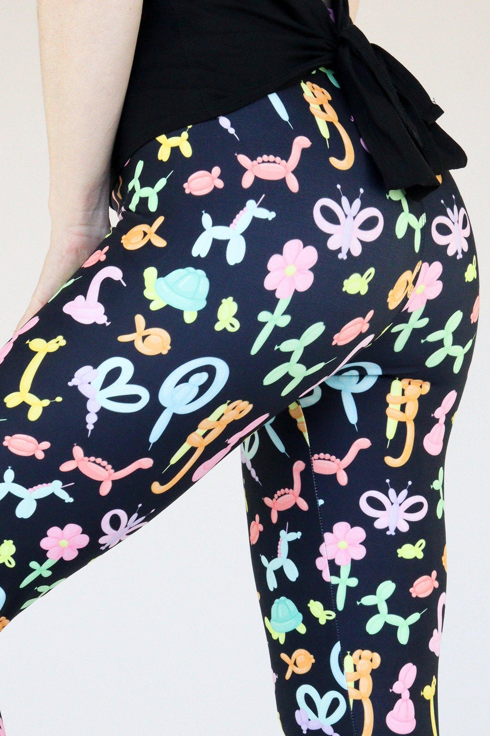 Balloon Animals - Casual Capri Leggings Casual Capri Leggings Pawlie   