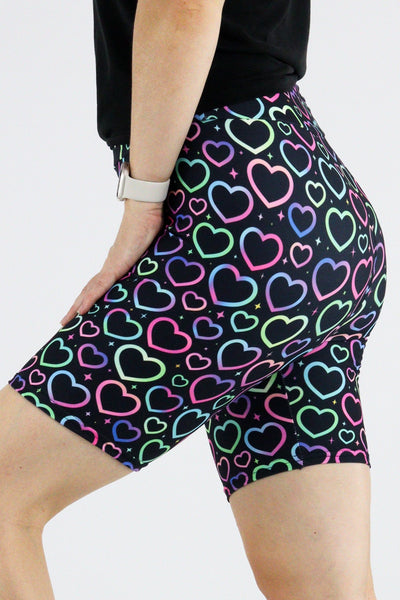 Iridescent Love - Casual Mid Shorts Casual Shorts Pawlie   