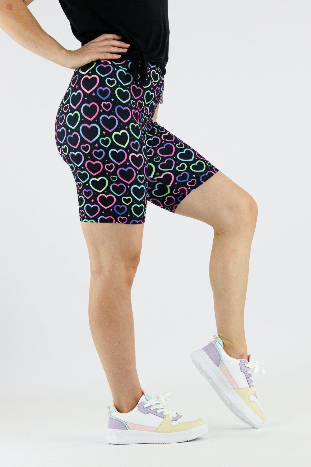 Iridescent Love - Casual Mid Shorts Casual Shorts Pawlie   