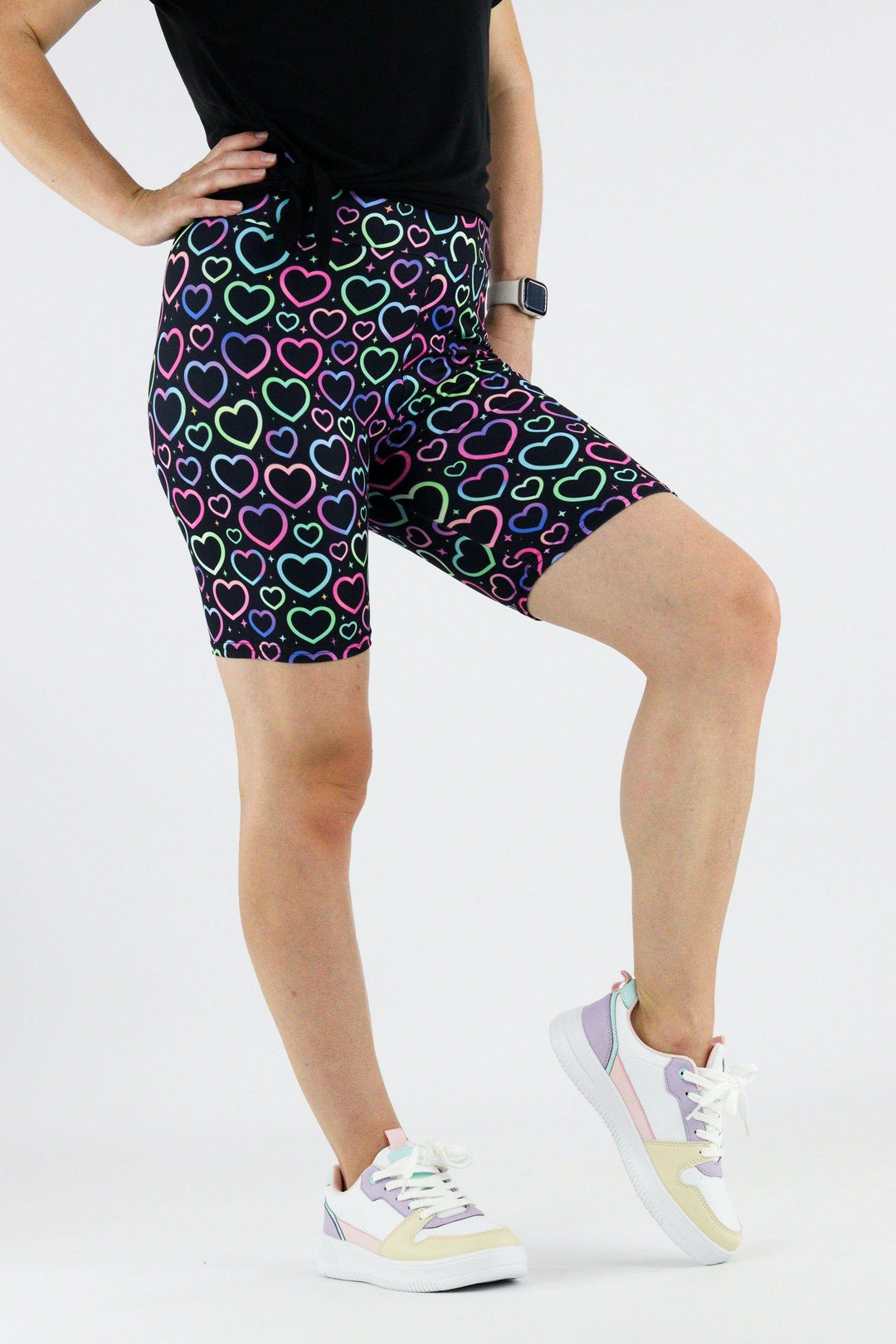 Iridescent Love - Casual Mid Shorts Casual Shorts Pawlie   