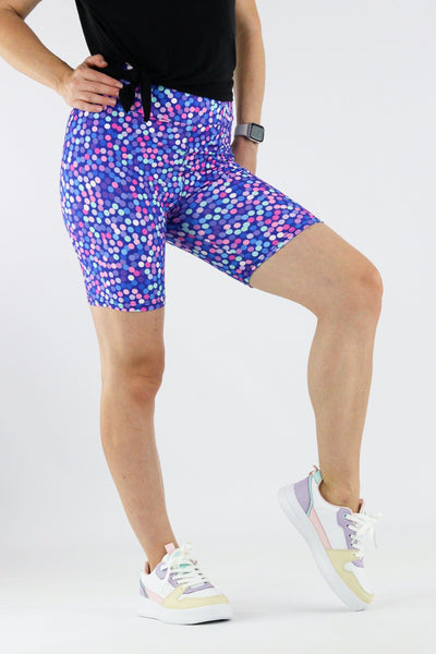 Purple Party - Casual Mid Shorts Casual Shorts Pawlie   