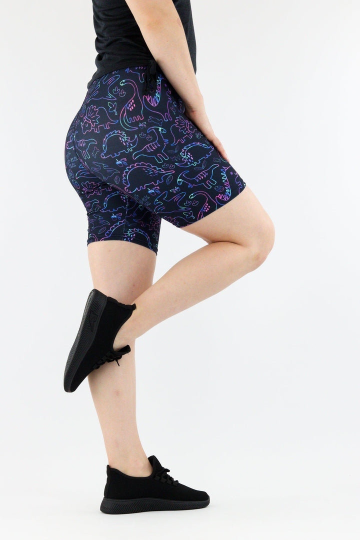 Dinosaur Party - Casual Mid Shorts Casual Shorts Pawlie   
