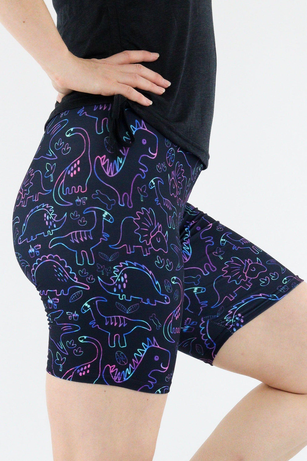Dinosaur Party - Casual Mid Shorts Casual Shorts Pawlie   