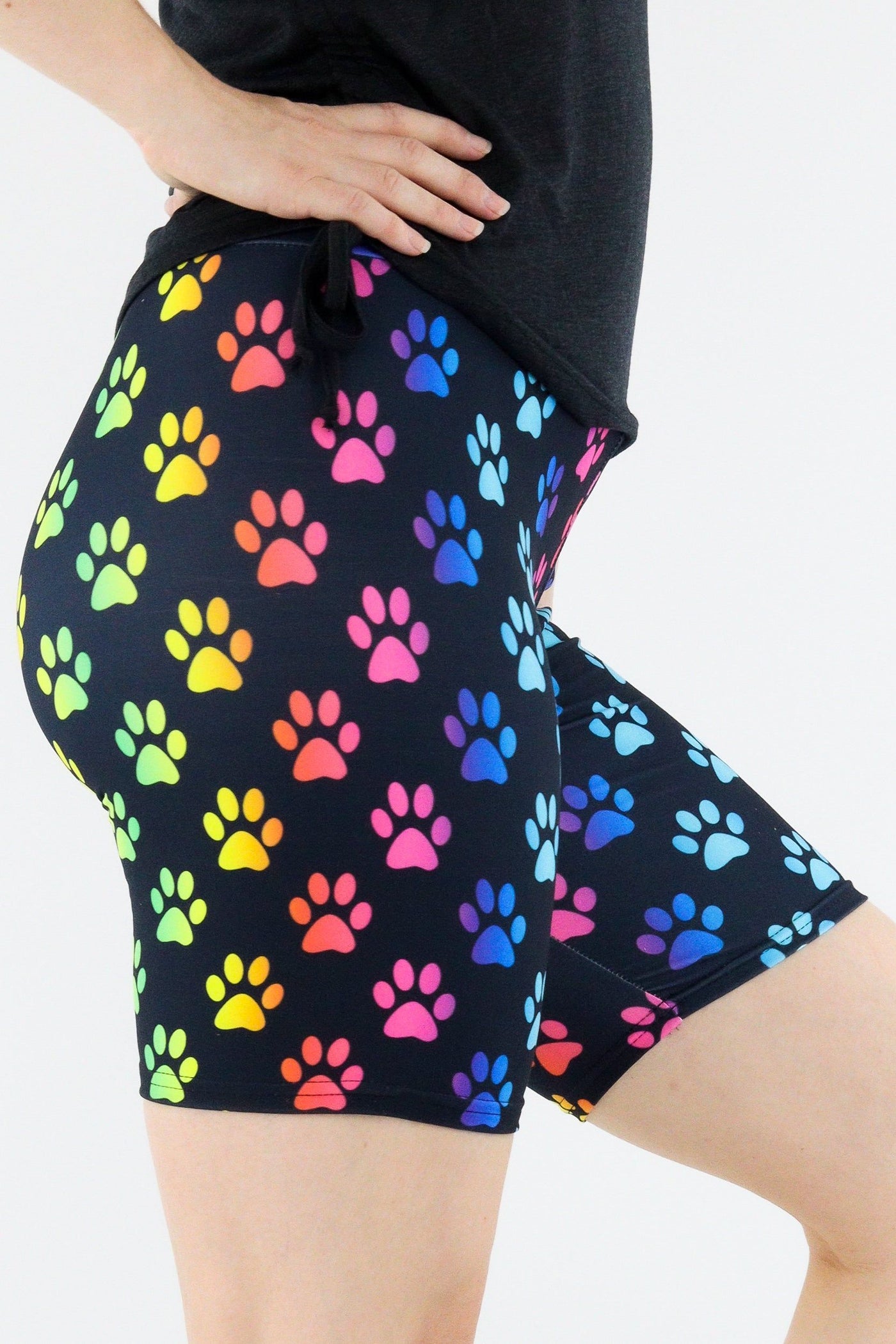 Rainbow Paws - Casual Mid Shorts Casual Shorts Pawlie   