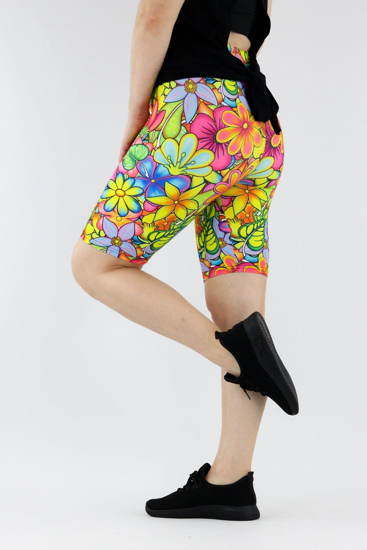 Tutti Frutti Flower - Casual - Long Shorts Casual Shorts Pawlie   