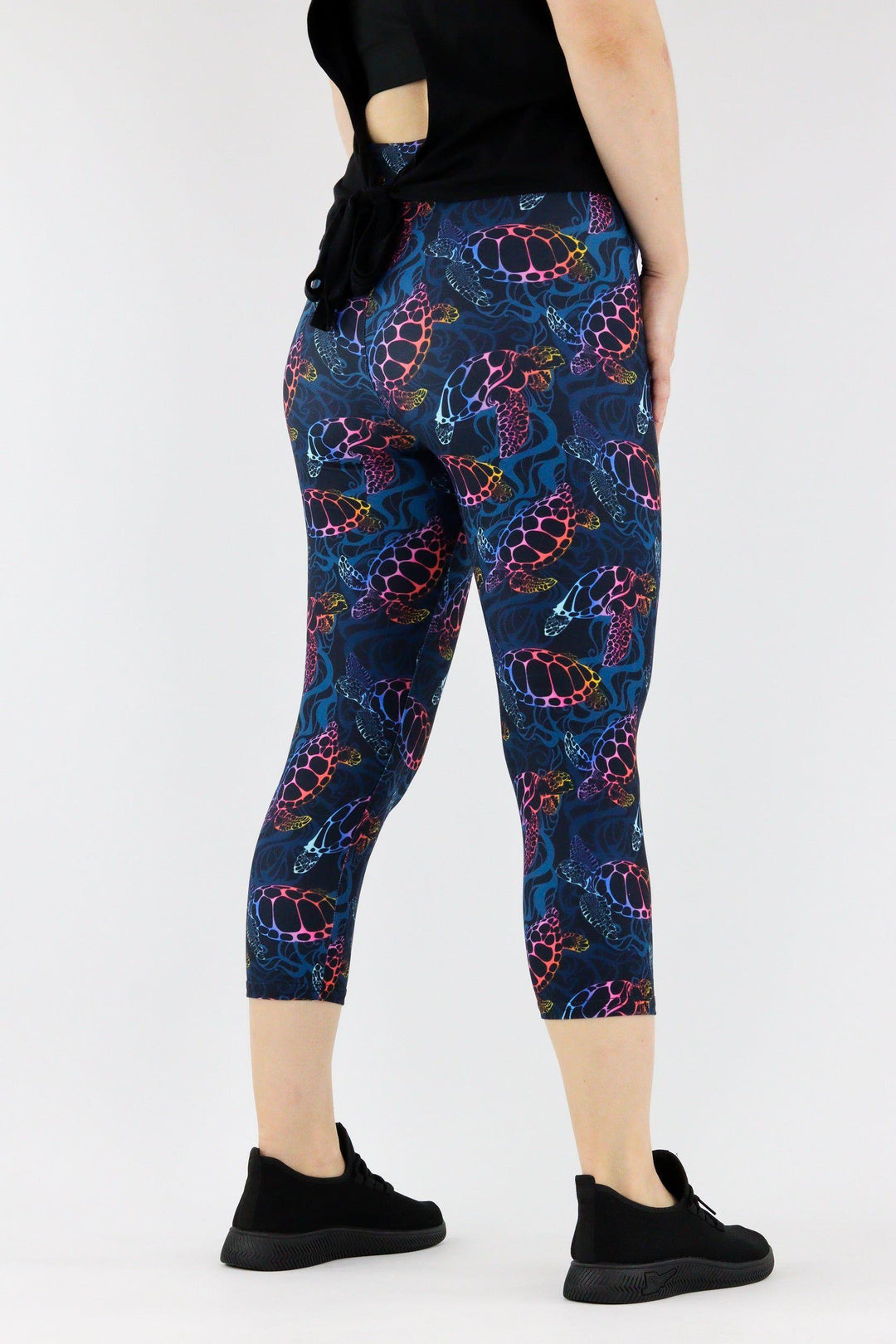 Turtle Ocean - Casual - Capri Leggings Casual Capri Leggings Pawlie   