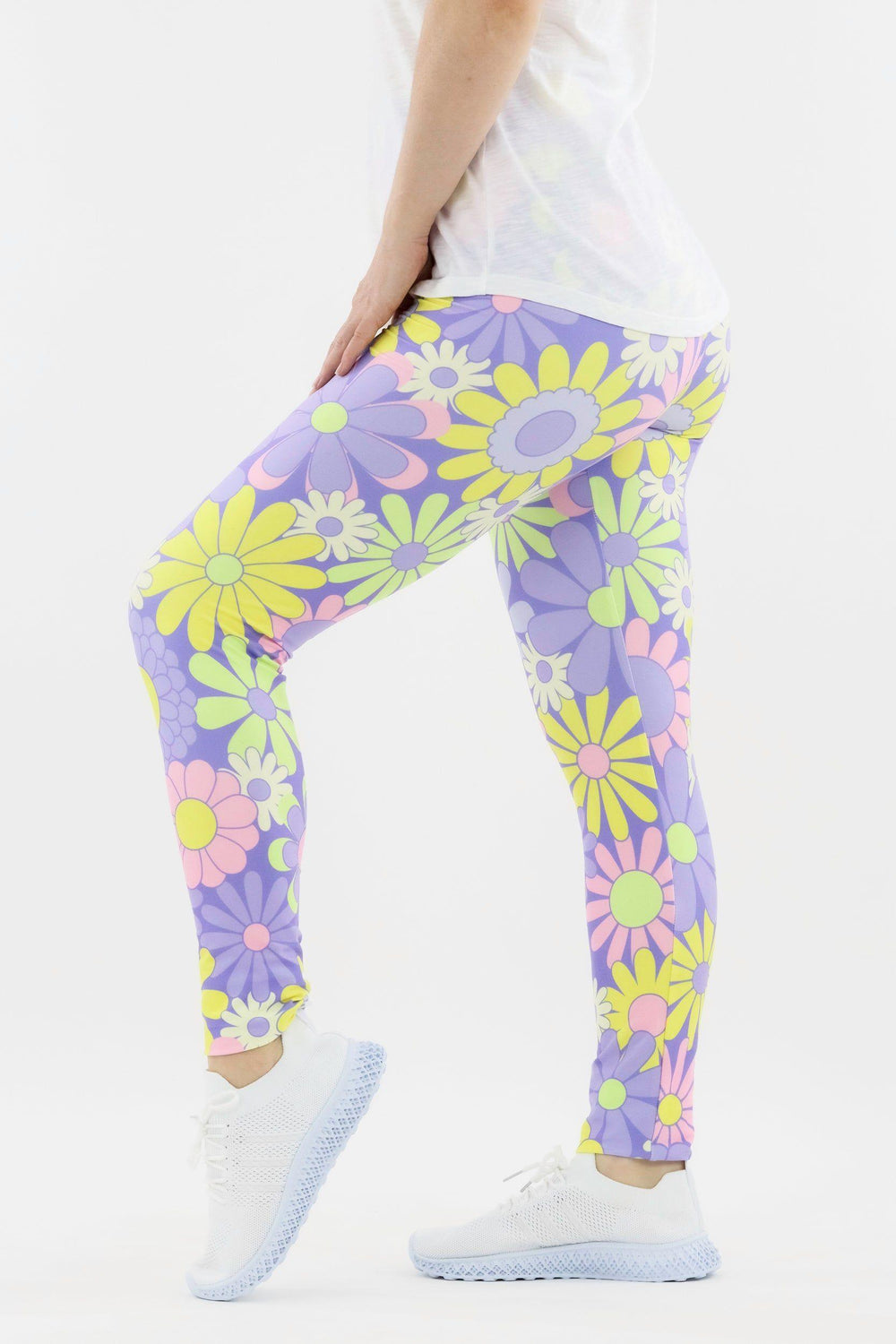 Candy Flower - Casual - Long Full Leggings Casual Full Leggings Pawlie   