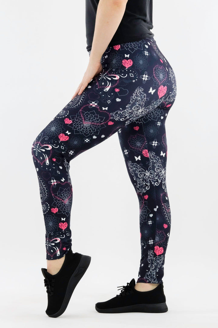 Butterfly Love - Casual - Long Full Leggings Casual Full Leggings Pawlie   