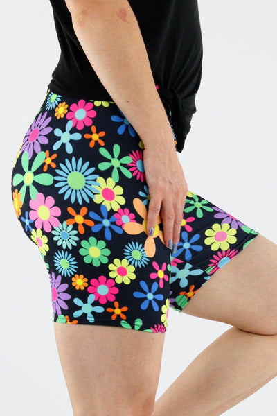 Flower Power - Casual Mid Shorts Casual Shorts Pawlie   
