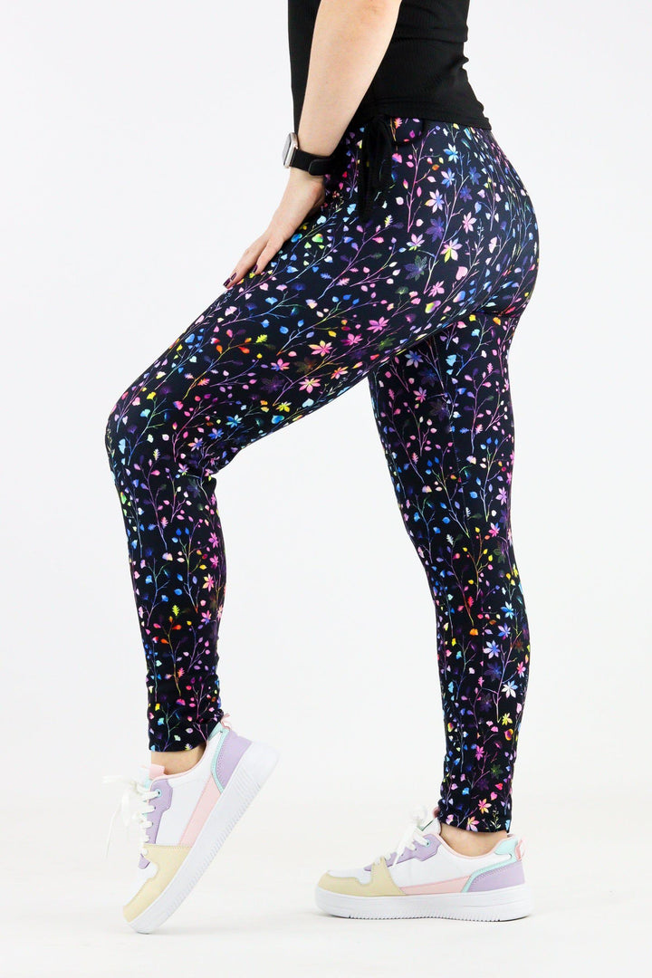 Little Leaves - Casual Full Leggings Casual Full Leggings Pawlie   