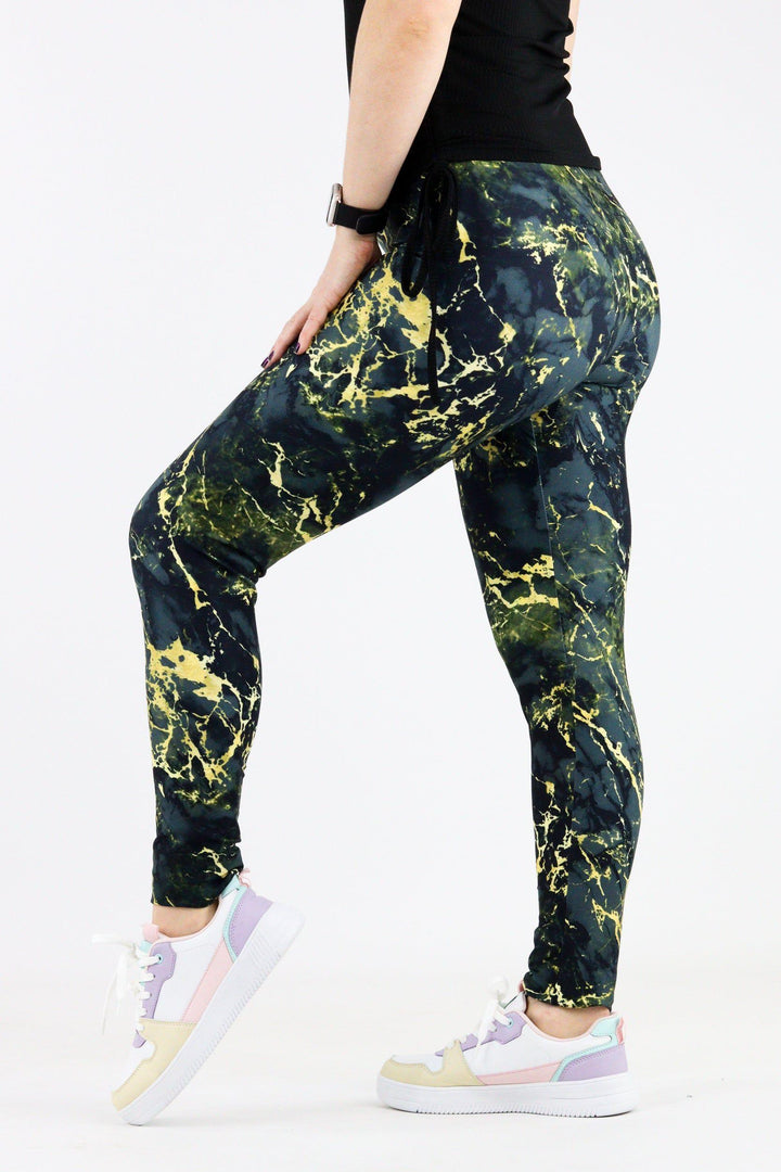 Golden Marble - Casual Full Leggings Casual Full Leggings Pawlie   