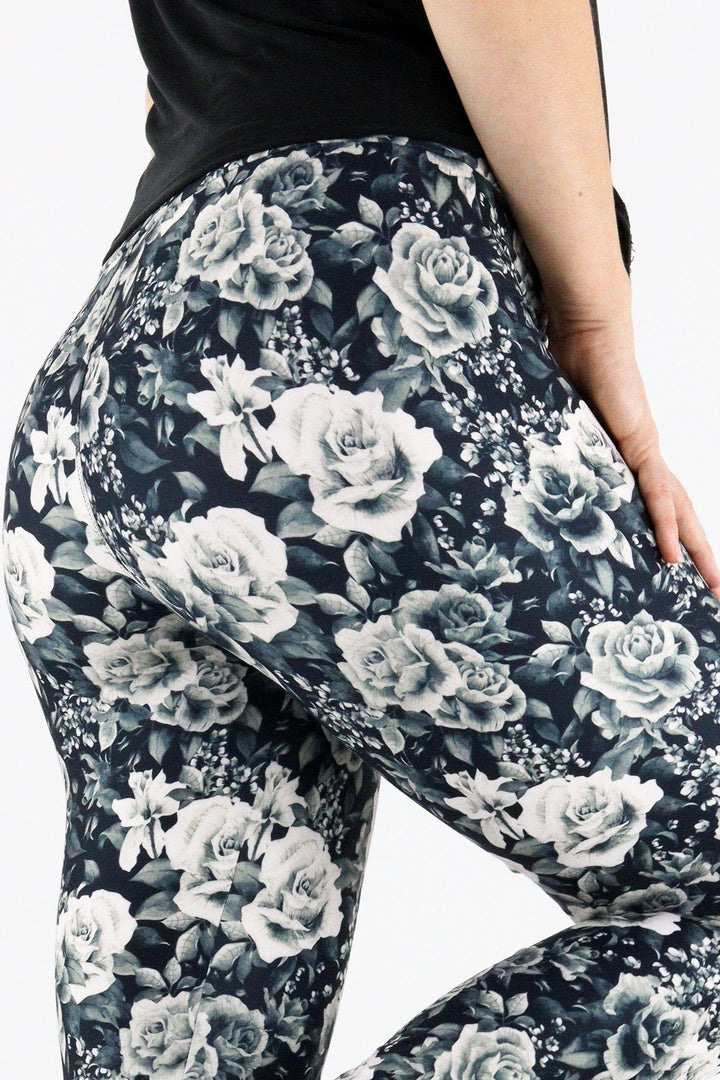 Vintage Rose - Casual Full Leggings Casual Full Leggings Pawlie   