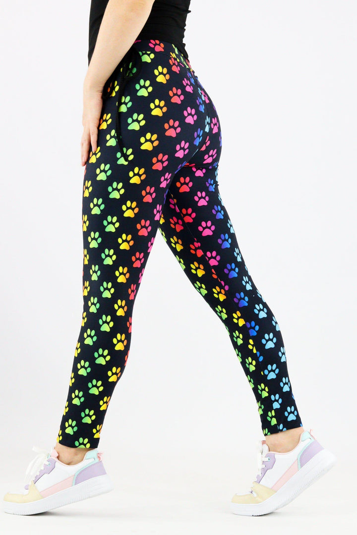 Rainbow Paws - Casual Full Leggings Casual Full Leggings Pawlie   