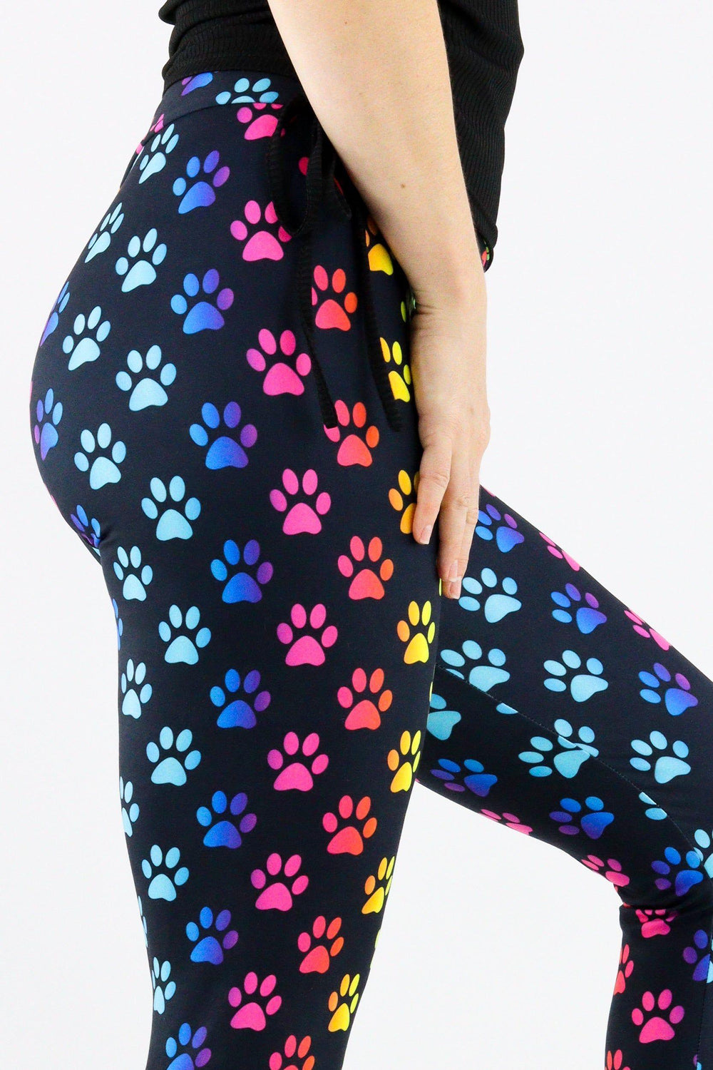 Rainbow Paws - Casual Full Leggings Casual Full Leggings Pawlie   